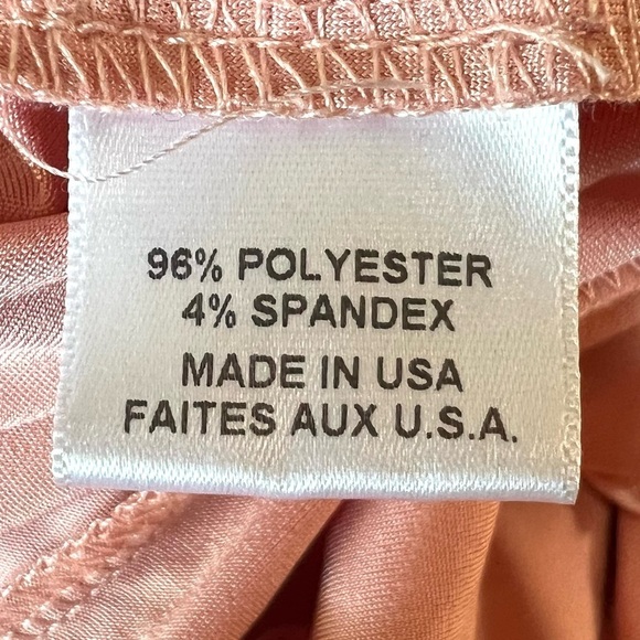 Misa Los Angeles Anya Peach Deep V Neck Ruched Halter Maxi Dress Women’s XS - Picture 15 of 16